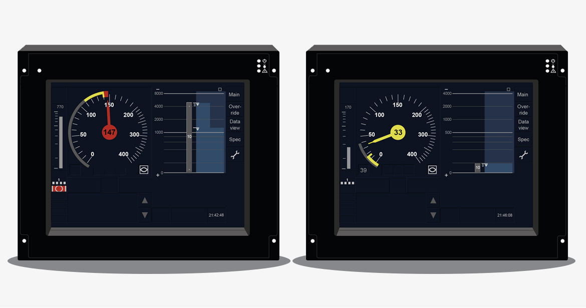 Interface homme-machine DMI ERTMS