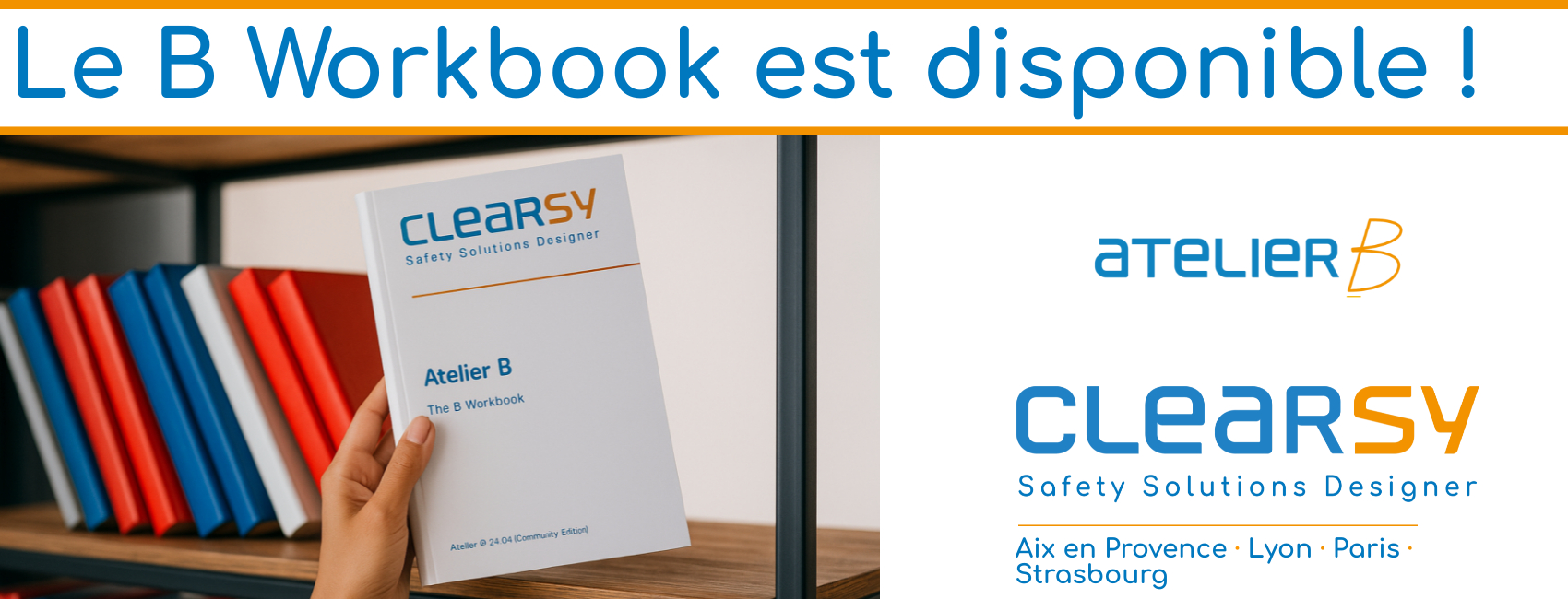 Le B Workbook est disponible