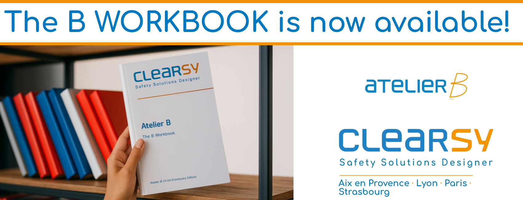 The B WORKBOOK is now available