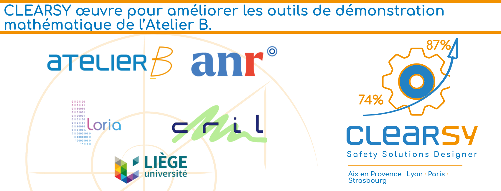 CLEARSY œuvre pour améliorer les outils de démonstration mathématique de l’Atelier B