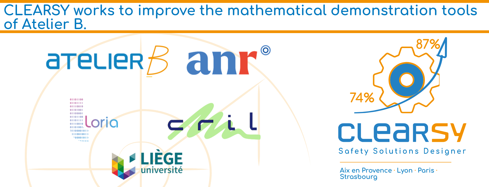 CLEARSY works to improve the mathematical demonstration tools of Atelier B