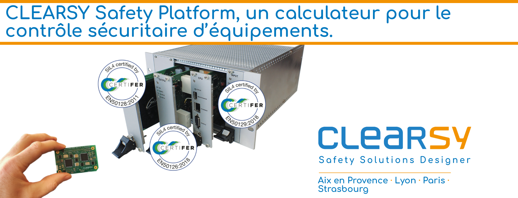 CLEARSY Safety Platform, un calculateur pour le contrôle sécuritaire d’équipements