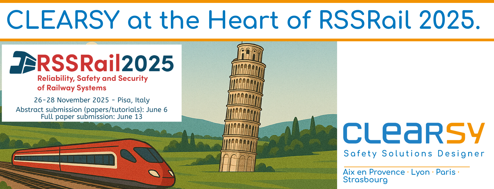 CLEARSY at the Heart of RSSRail 2025.