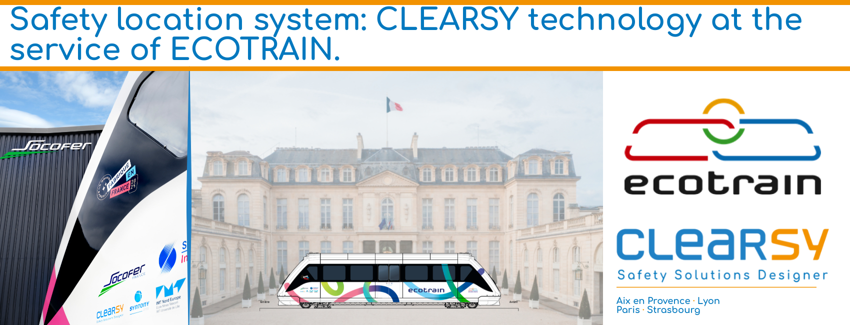 Safety location system: CLEARSY technology at the service of ECOTRAIN