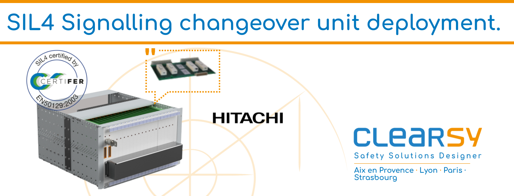 SIL4 Signalling changeover unit deployment