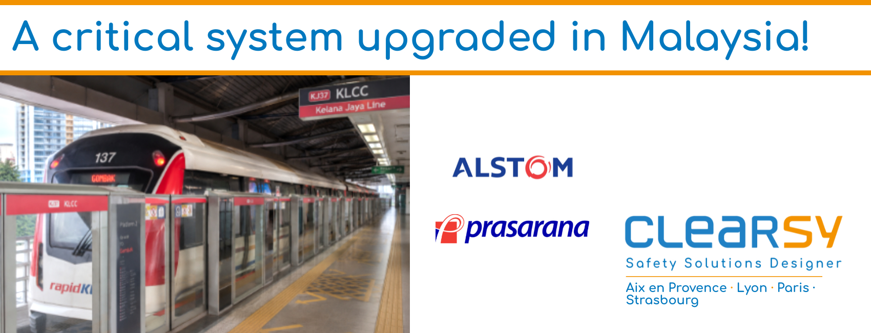 A critical system upgraded in Malaysia!